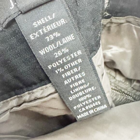 J. Crew No. 2 Pencil Gray Wool Woven Pencil Skirt Tweed Size 12 - Picture 4 of 5